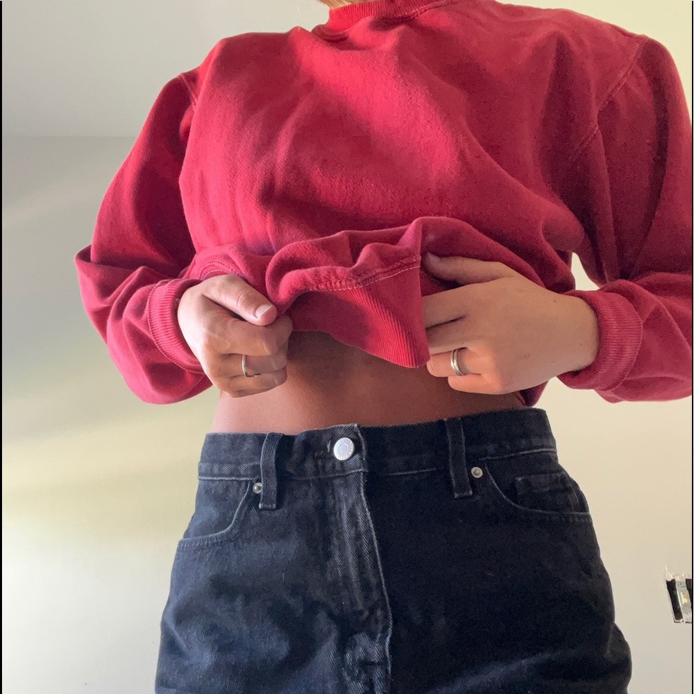Brandy Melville red crewneck